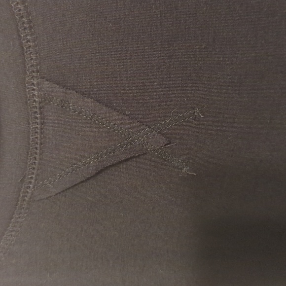 Cover Stitched - Black Blouse Top with shiny studs on arms. size Large NWT - Picture 4 of 9